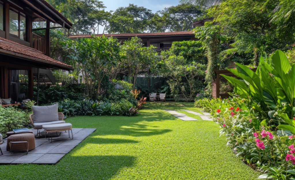 จัดสวนหน้าบ้าน เรียกทรัพย์