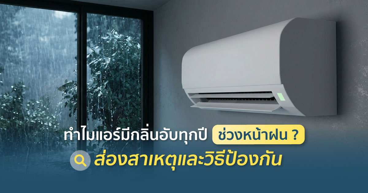 แอร์มีกลิ่นอับ